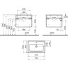 Раковина VITRA D-LIGHT 70 см 5919B003-0001